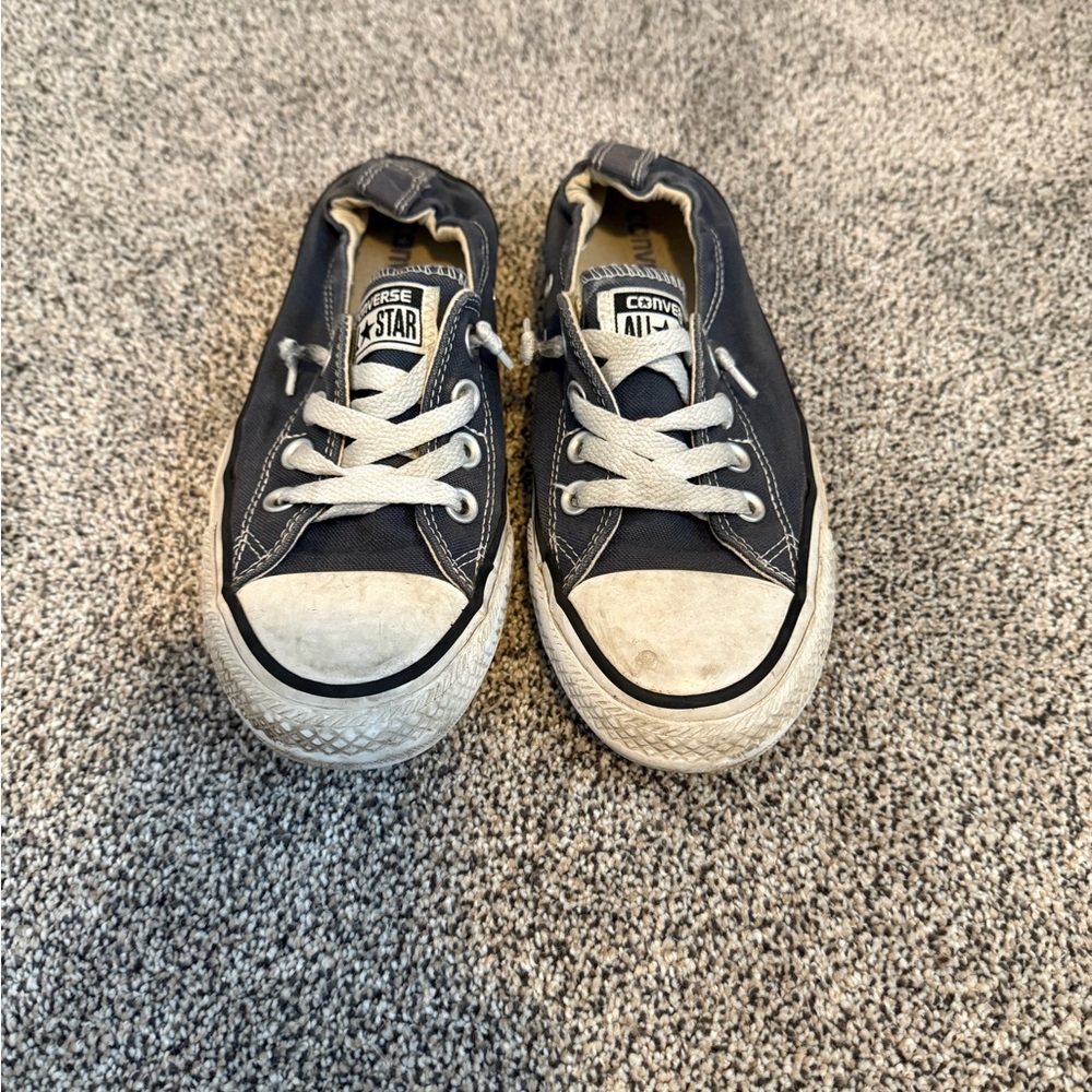 Converse Women’s Navy and White Sneakers